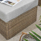 Modway Convene Outdoor Patio Outdoor Patio Ottoman FredCo