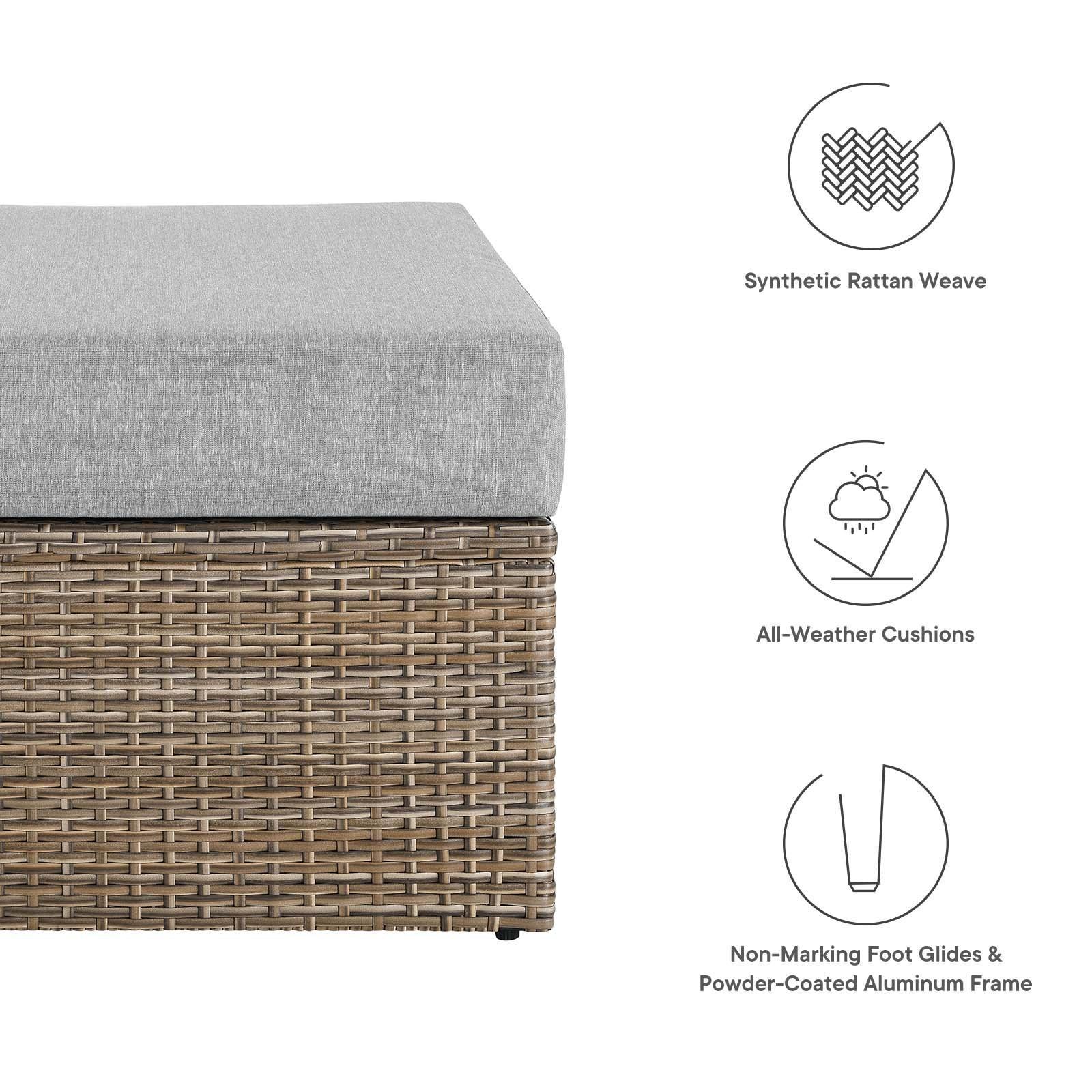 Modway Convene Outdoor Patio Outdoor Patio Ottoman FredCo