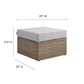 Modway Convene Outdoor Patio Outdoor Patio Ottoman FredCo