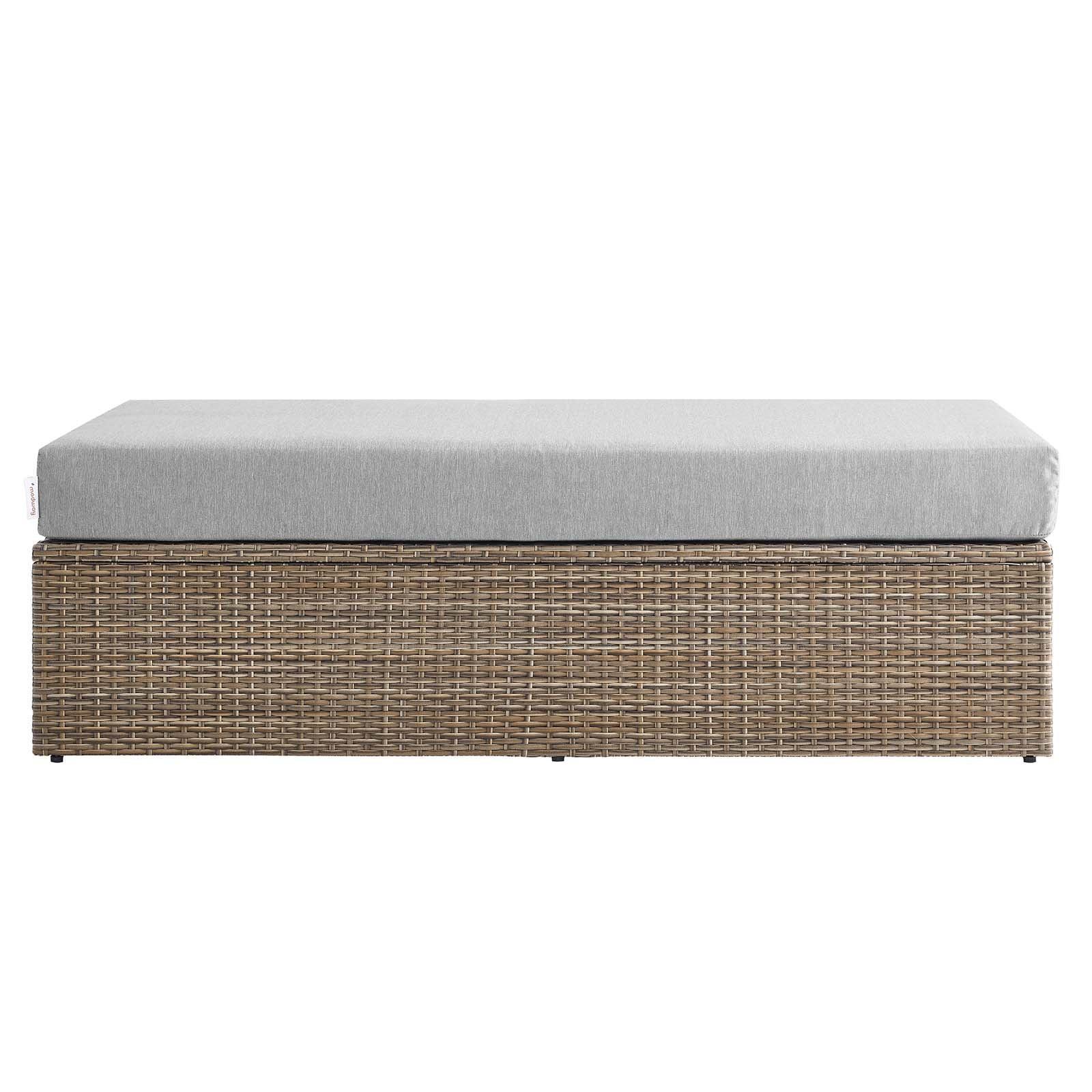 Modway Convene Outdoor Patio Outdoor Patio Rectangle Ottoman FredCo
