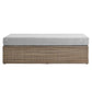Modway Convene Outdoor Patio Outdoor Patio Rectangle Ottoman FredCo