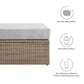 Modway Convene Outdoor Patio Outdoor Patio Rectangle Ottoman FredCo