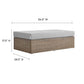 Modway Convene Outdoor Patio Outdoor Patio Rectangle Ottoman FredCo