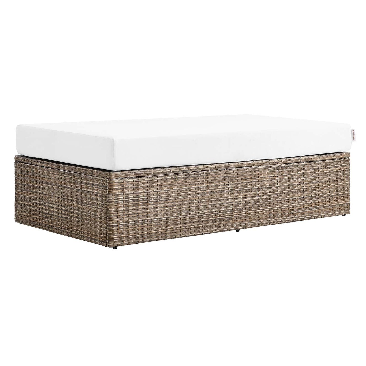 Modway Convene Outdoor Patio Outdoor Patio Rectangle Ottoman FredCo