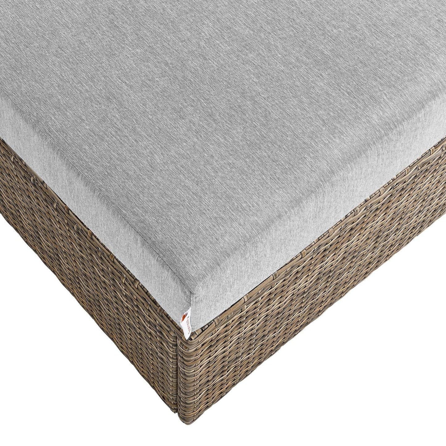 Modway Convene Outdoor Patio Outdoor Patio Rectangle Ottoman FredCo