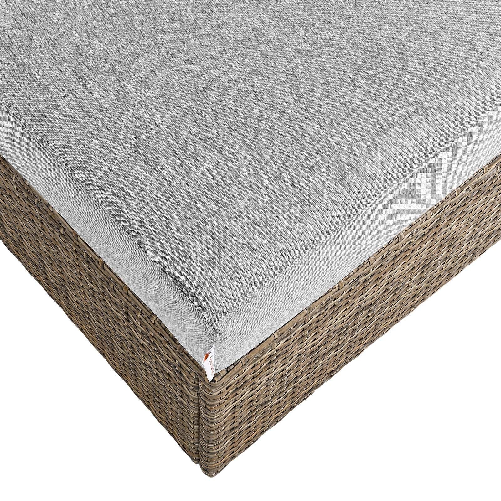 Modway Convene Outdoor Patio Outdoor Patio Rectangle Ottoman FredCo