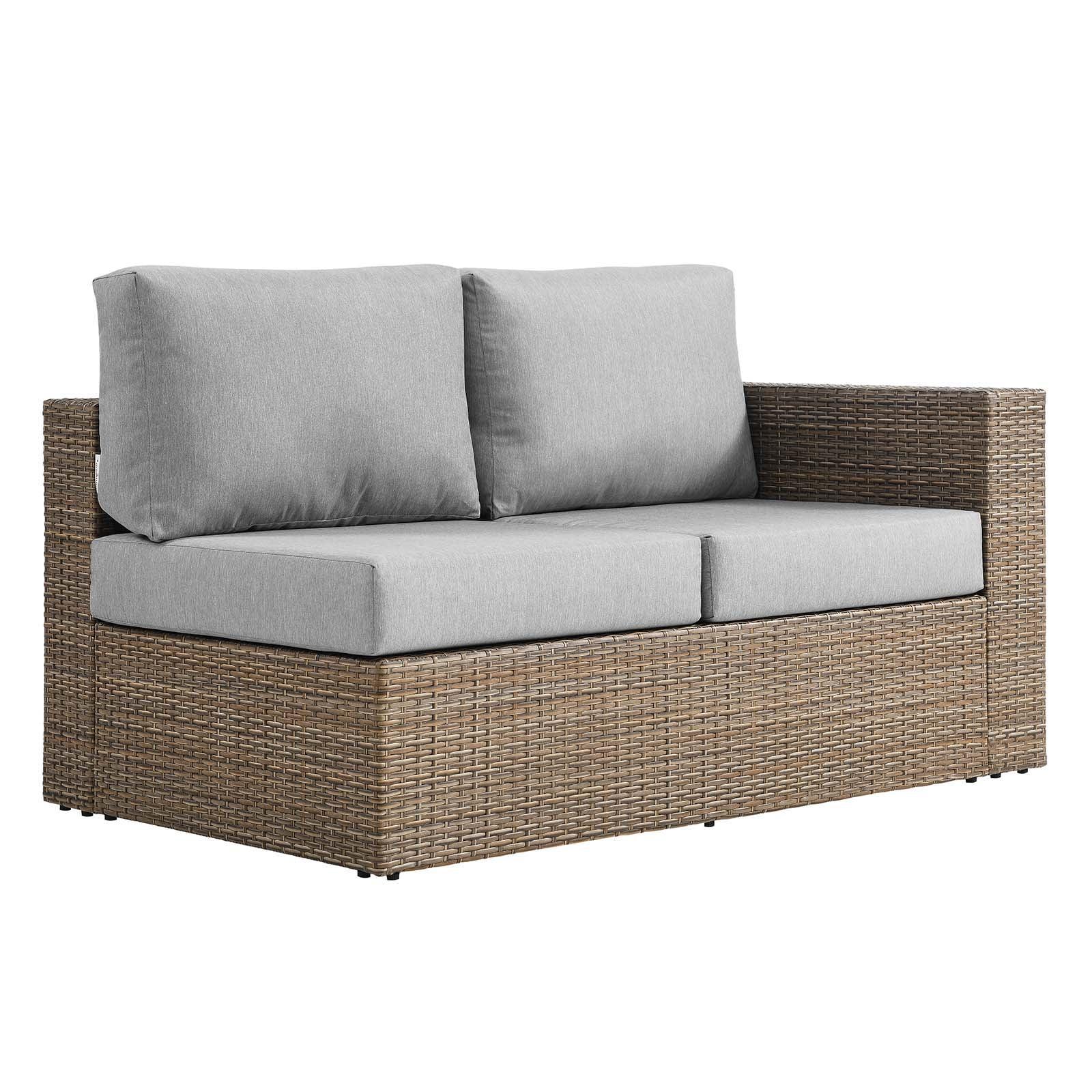 Modway Convene Outdoor Patio Outdoor Patio Right-Arm Loveseat FredCo