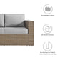 Modway Convene Outdoor Patio Outdoor Patio Right-Arm Loveseat FredCo