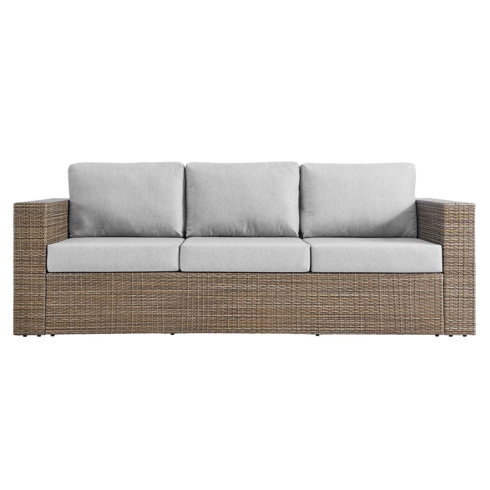 Modway Convene Outdoor Patio Outdoor Patio Sofa FredCo