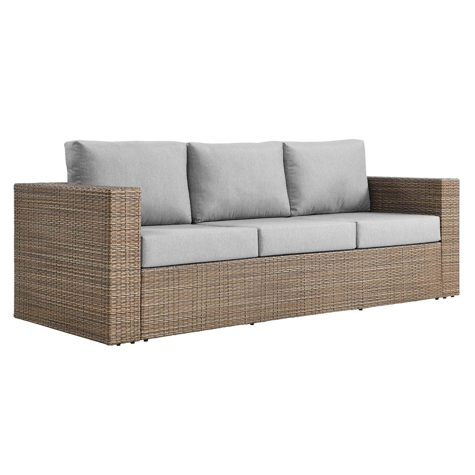 Modway Convene Outdoor Patio Outdoor Patio Sofa FredCo