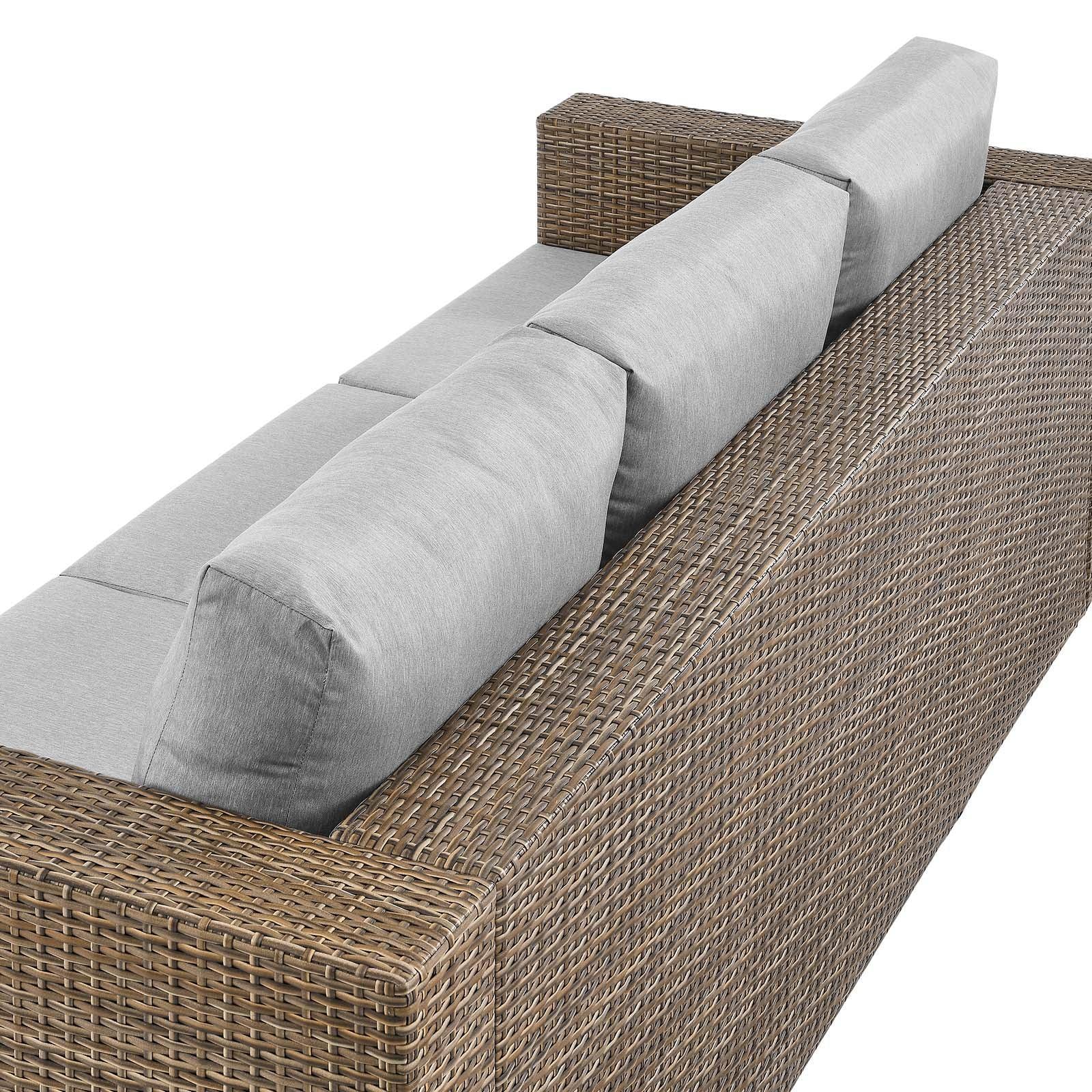 Modway Convene Outdoor Patio Outdoor Patio Sofa FredCo