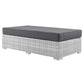 Modway Convene Outdoor Patio Rectangular Ottoman FredCo