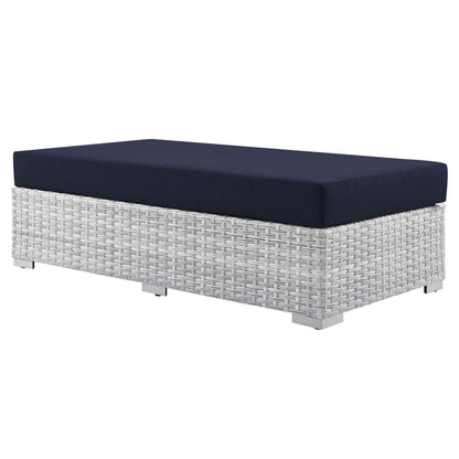 Modway Convene Outdoor Patio Rectangular Ottoman FredCo