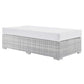 Modway Convene Outdoor Patio Rectangular Ottoman FredCo
