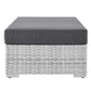 Modway Convene Outdoor Patio Rectangular Ottoman FredCo