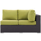 Modway Convene Outdoor Patio Right Arm Loveseat FredCo