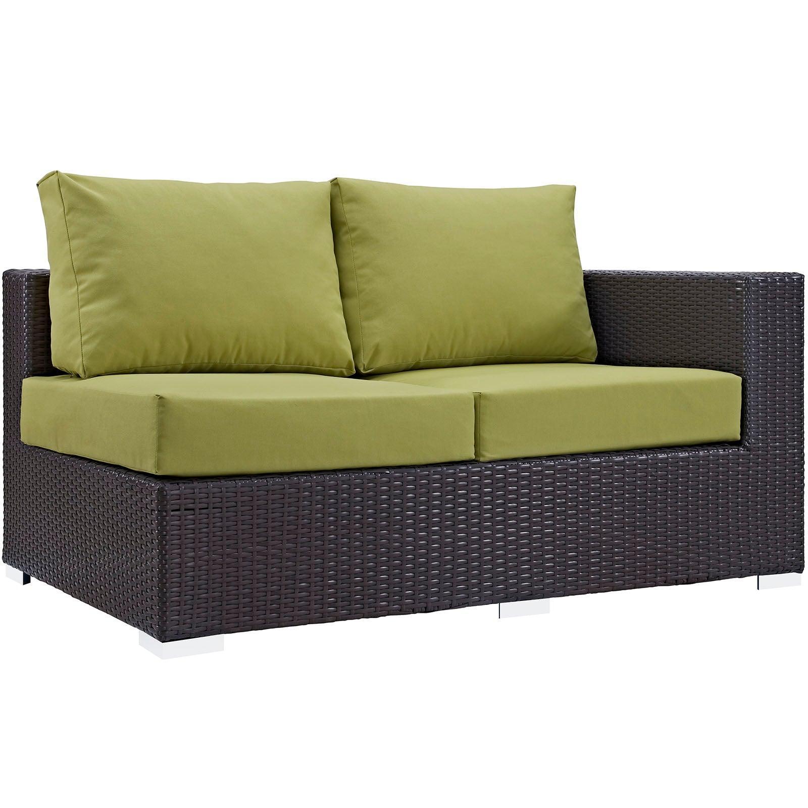 Modway Convene Outdoor Patio Right Arm Loveseat FredCo