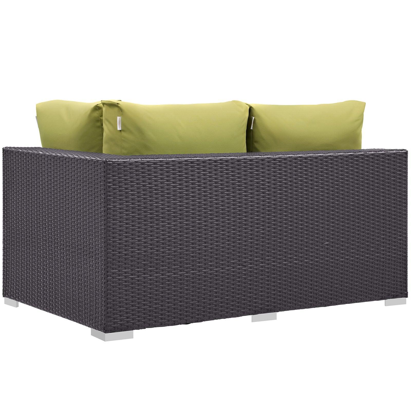 Modway Convene Outdoor Patio Right Arm Loveseat FredCo