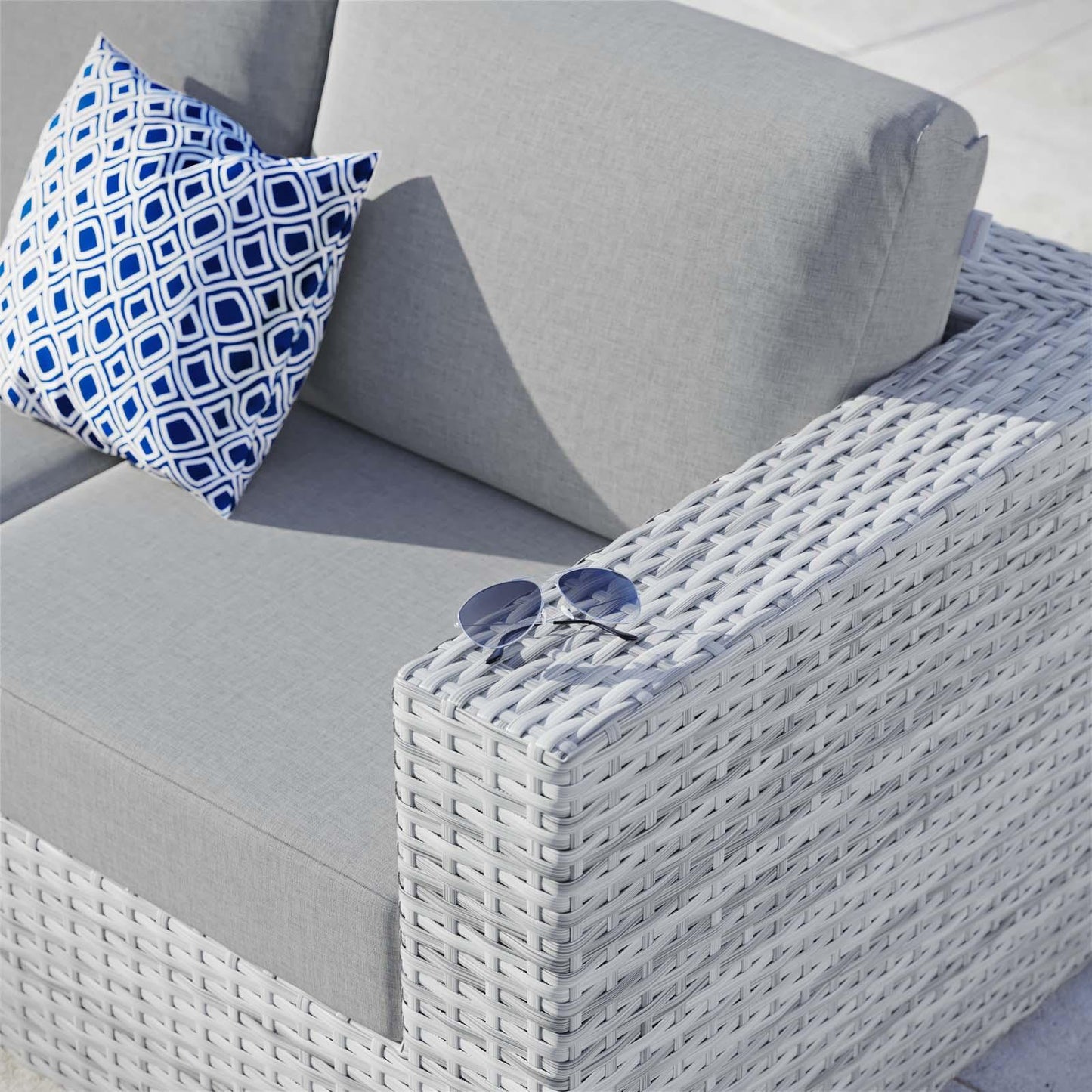 Modway Convene Outdoor Patio Right-Arm Loveseat, EEI-4302 FredCo
