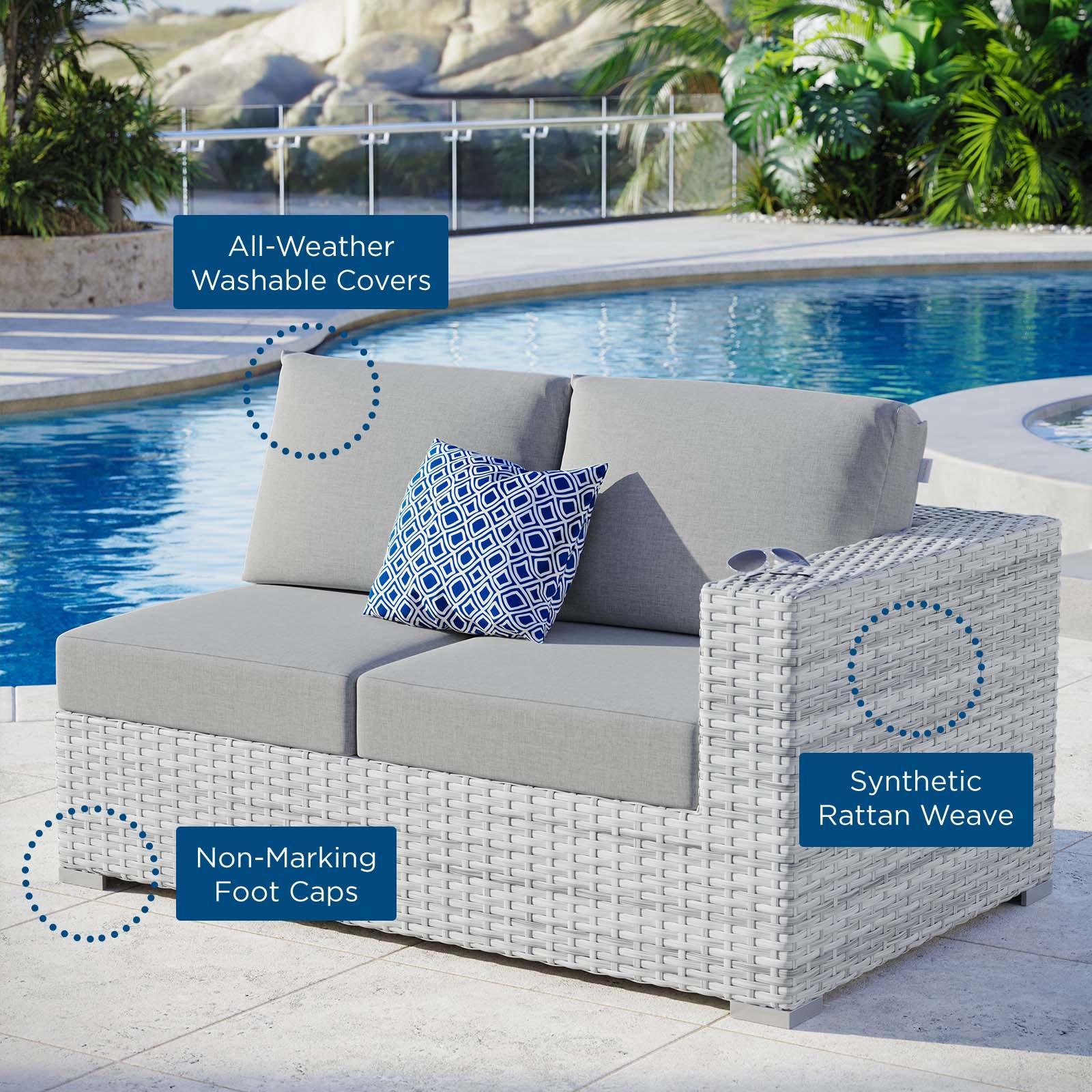 Modway Convene Outdoor Patio Right-Arm Loveseat, EEI-4302 FredCo