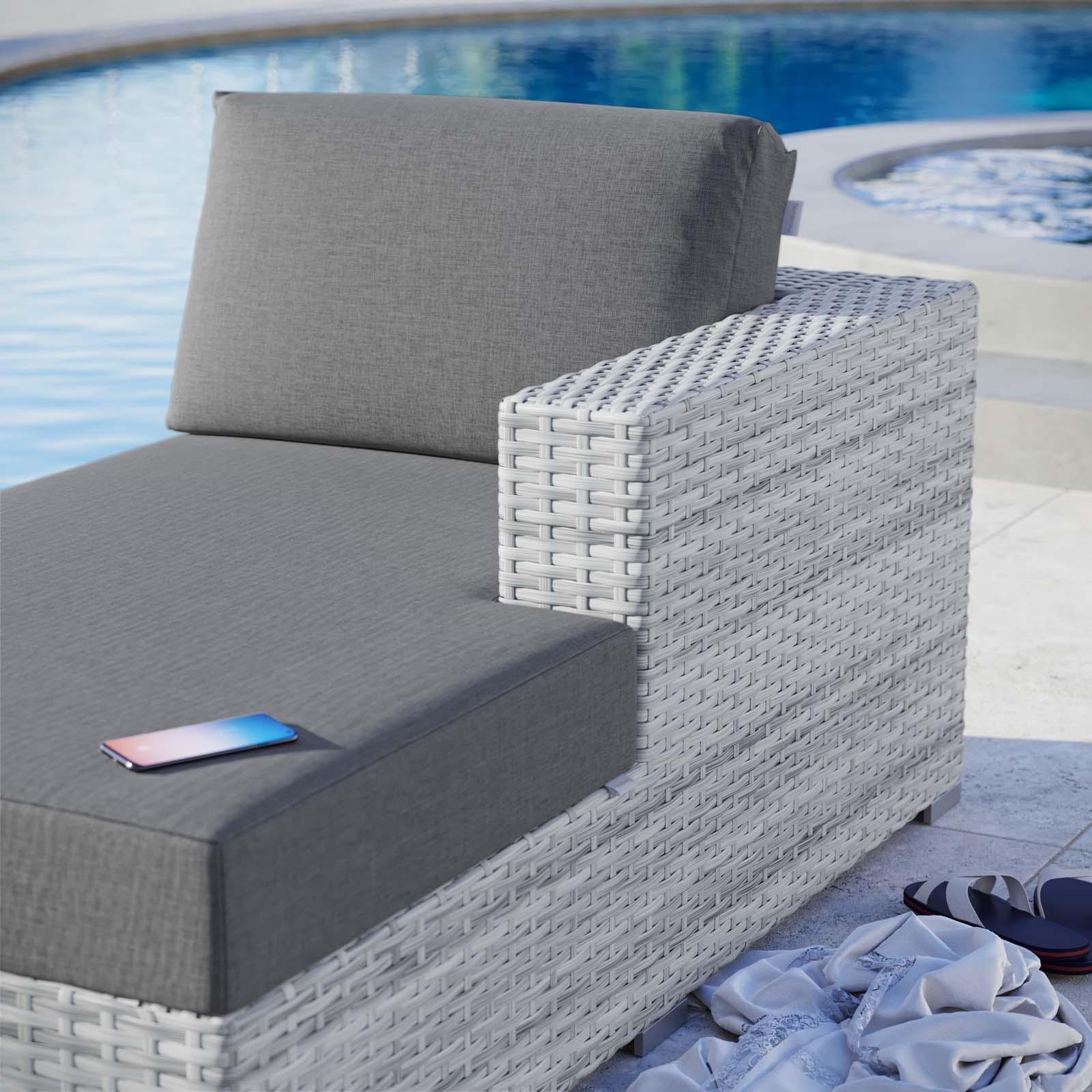 Modway Convene Outdoor Patio Right Chaise FredCo