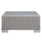 Modway Conway 32" Outdoor Patio Wicker Rattan Coffee Table FredCo