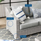Modway Conway 4-Piece Outdoor Patio Wicker Rattan Furniture Set FredCo