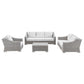 Modway Conway 4-Piece Outdoor Patio Wicker Rattan Furniture Set FredCo