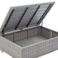 Modway Conway 45" Outdoor Patio Wicker Rattan Coffee Table FredCo