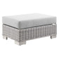 Modway Conway 5-Piece Outdoor Patio Wicker Rattan Furniture Set FredCo