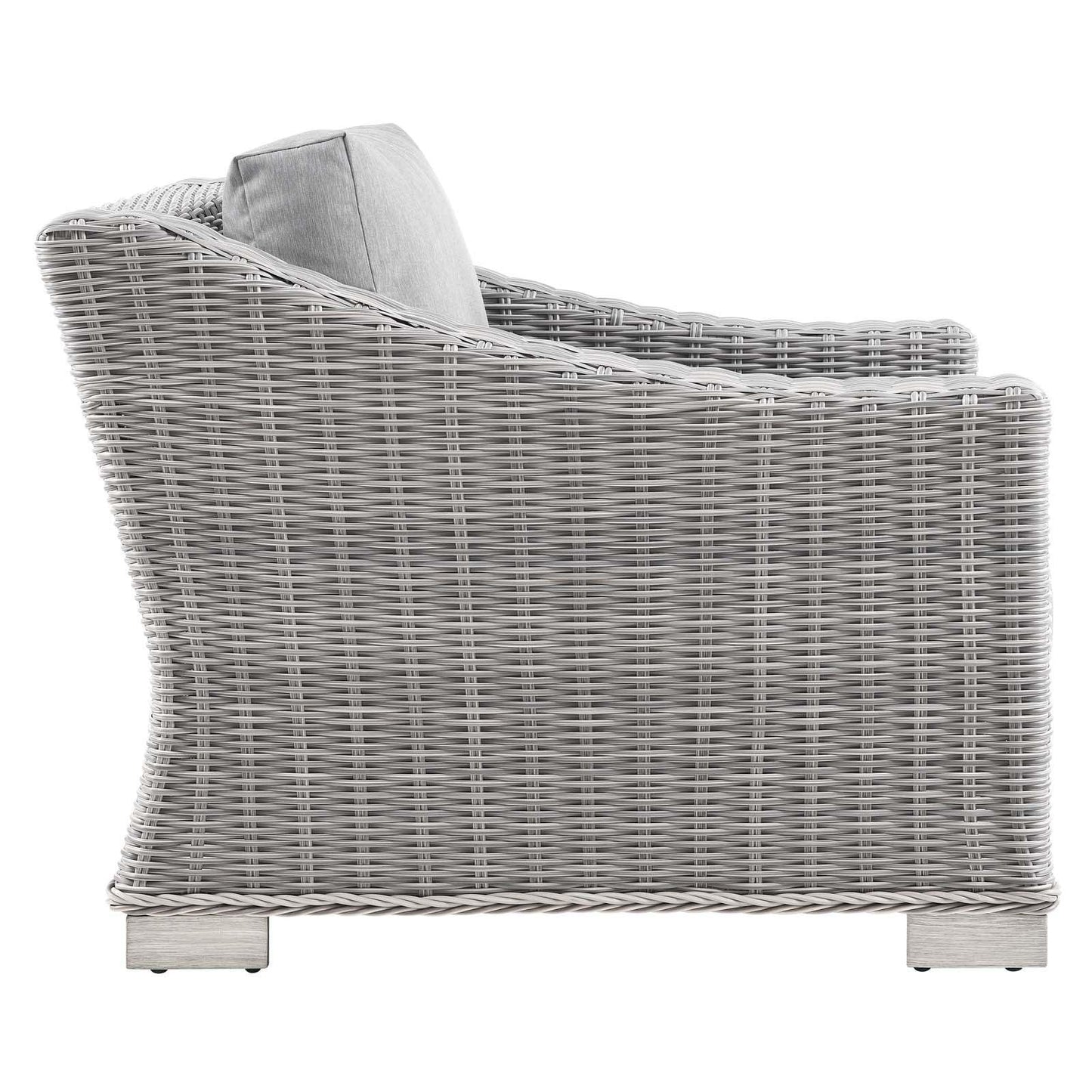 Modway Conway 5-Piece Outdoor Patio Wicker Rattan Furniture Set FredCo