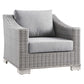 Modway Conway 5-Piece Outdoor Patio Wicker Rattan Furniture Set FredCo