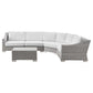 Modway Conway Outdoor Patio Wicker Rattan 5-Piece Sectional Sofa Furniture Set FredCo