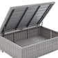 Modway Conway Outdoor Patio Wicker Rattan 6-Piece Sectional Sofa Furniture Set FredCo