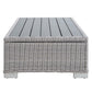 Modway Conway Outdoor Patio Wicker Rattan 6-Piece Sectional Sofa Furniture Set FredCo
