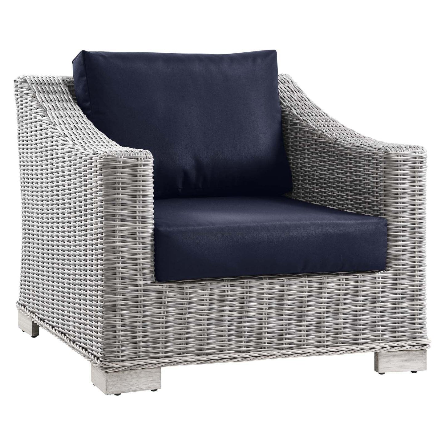 Modway Conway Outdoor Patio Wicker Rattan Armchair FredCo