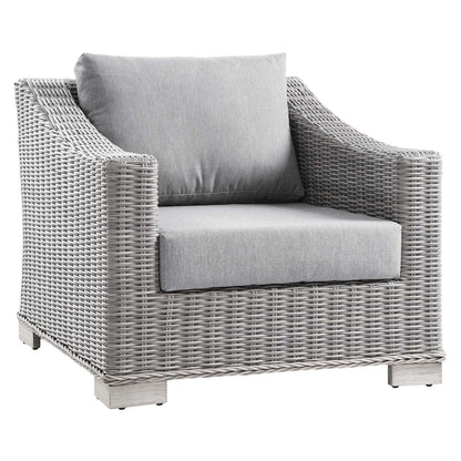 Modway Conway Outdoor Patio Wicker Rattan Armchair FredCo