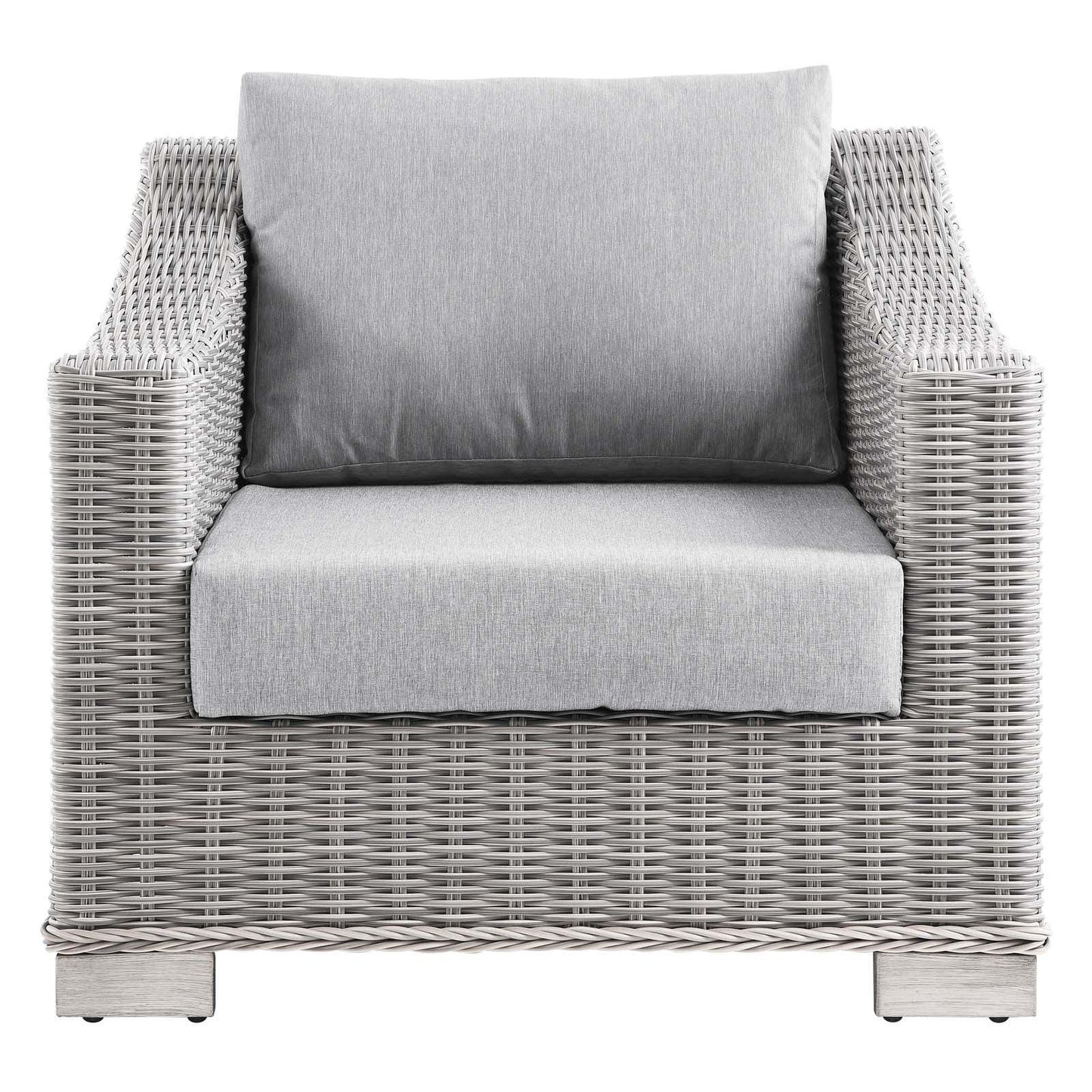 Modway Conway Outdoor Patio Wicker Rattan Armchair FredCo