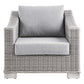 Modway Conway Outdoor Patio Wicker Rattan Armchair FredCo