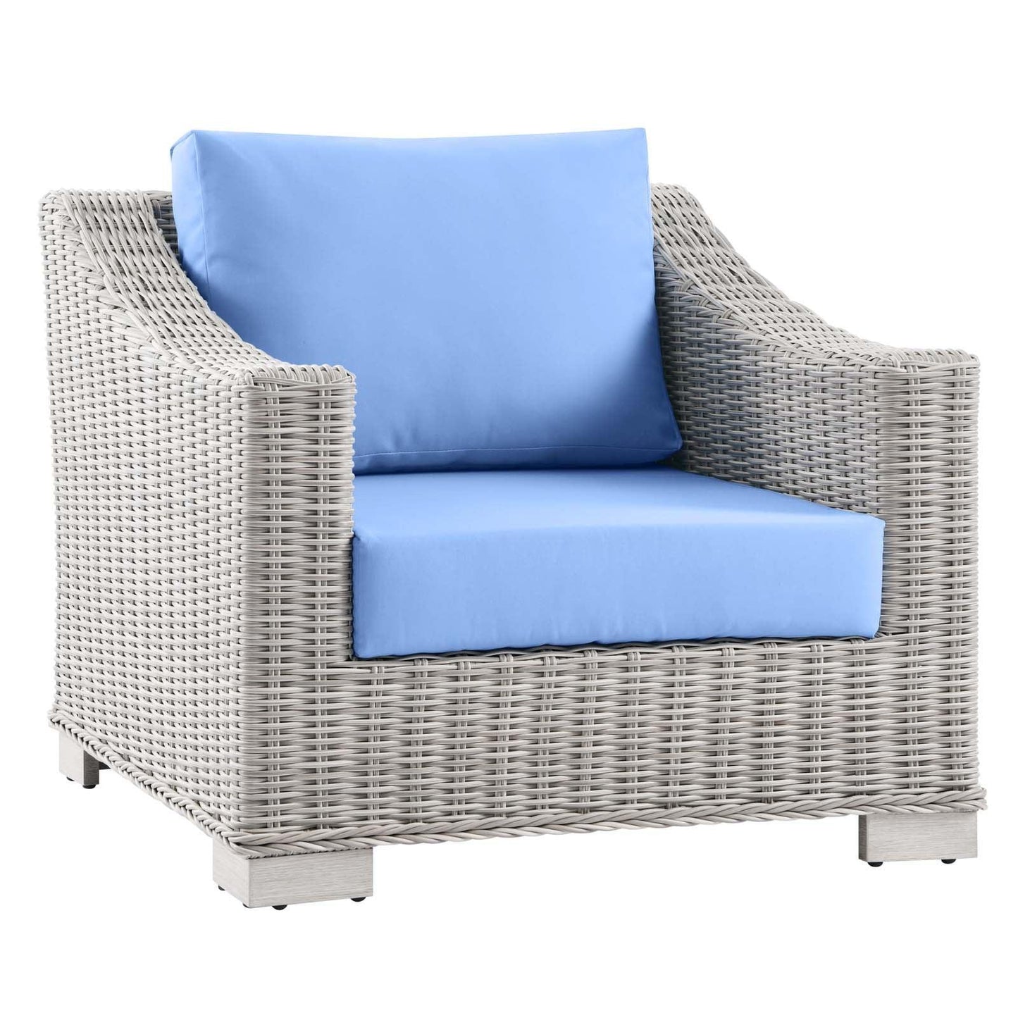 Modway Conway Outdoor Patio Wicker Rattan Armchair FredCo