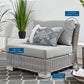 Modway Conway Outdoor Patio Wicker Rattan Armless Chair FredCo