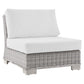 Modway Conway Outdoor Patio Wicker Rattan Armless Chair FredCo