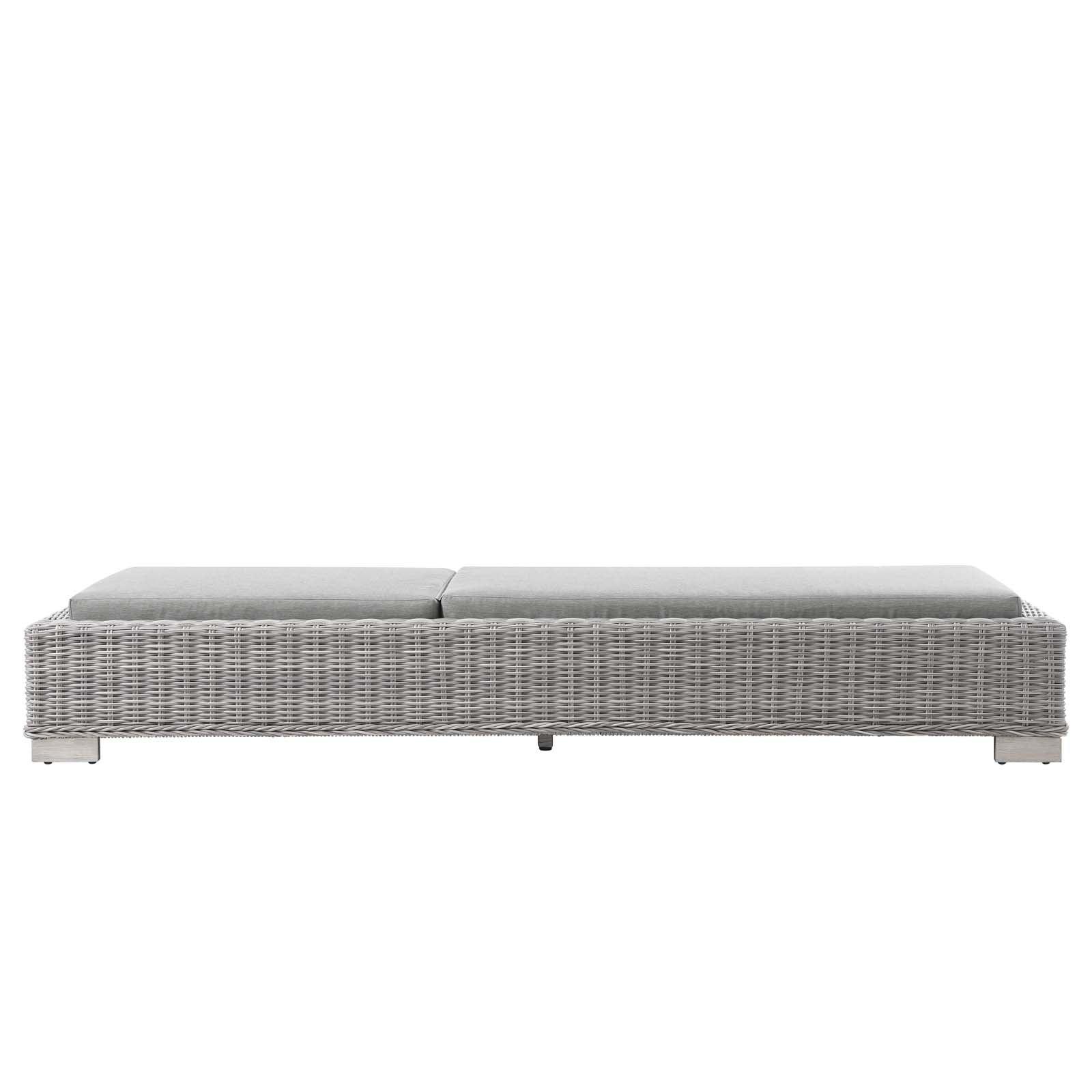 Modway Conway Outdoor Patio Wicker Rattan Chaise Lounge FredCo