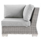 Modway Conway Outdoor Patio Wicker Rattan Corner Chair FredCo