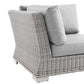 Modway Conway Outdoor Patio Wicker Rattan Corner Chair FredCo
