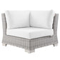 Modway Conway Outdoor Patio Wicker Rattan Corner Chair FredCo