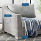 Modway Conway Outdoor Patio Wicker Rattan Left-Arm Chair FredCo