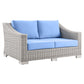 Modway Conway Outdoor Patio Wicker Rattan Loveseat FredCo