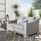 Modway Conway Outdoor Patio Wicker Rattan Loveseat FredCo