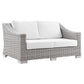 Modway Conway Outdoor Patio Wicker Rattan Loveseat FredCo